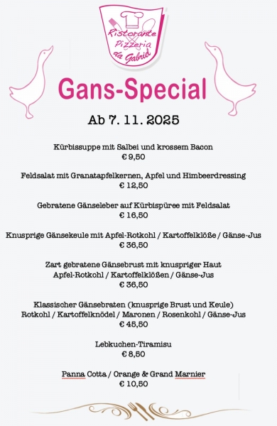 RISTORANTE PIZZERIA da Domenico Menü Karte